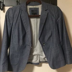 The Limited Chambray Blazer